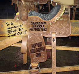 Cdn Barrel Futurities - High Pt Derby Saddle